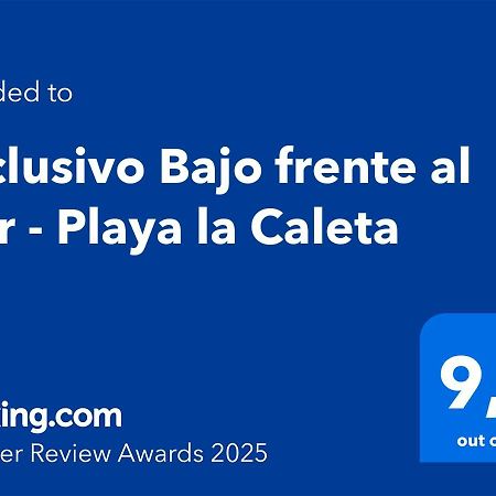 Exclusivo Bajo Frente Al Mar - Playa La Caleta Appartement Málaga Buitenkant foto